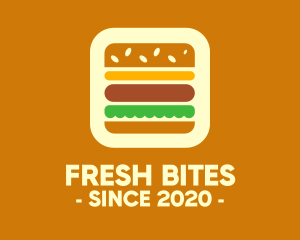 Deli - Burger Delivery App logo design