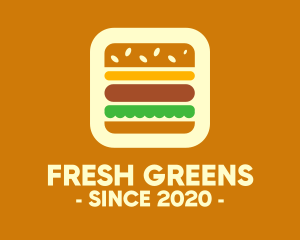 Lettuce - Burger Delivery App logo design