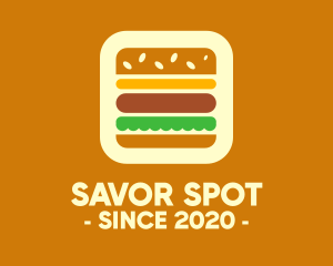 Lunch - Burger Delivery App logo design