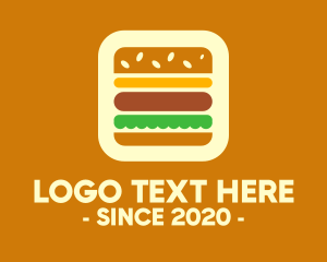 Dine - Burger Delivery App logo design