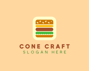 Burger Delivery App logo design