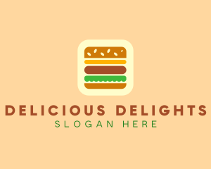 Burger Delivery App logo design