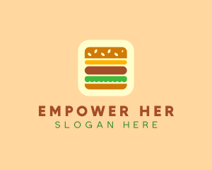 Burger Delivery App logo design