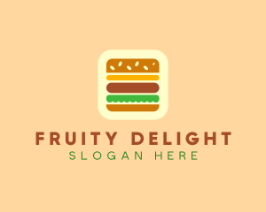 Burger Delivery App logo design