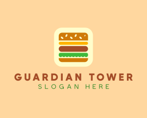 Burger Delivery App logo design