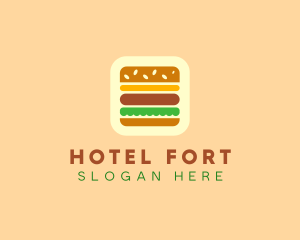 Burger Delivery App logo design