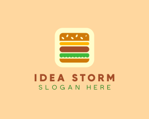 Burger Delivery App logo design