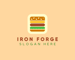 Burger Delivery App logo design