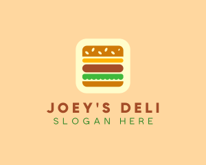 Burger Delivery App logo design