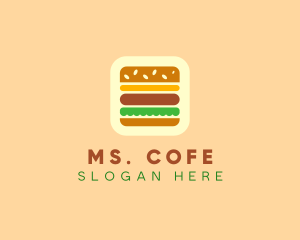 Burger Delivery App logo design