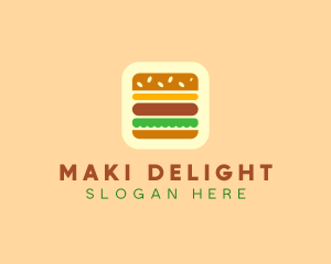 Burger Delivery App logo design