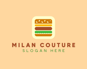 Burger Delivery App logo design