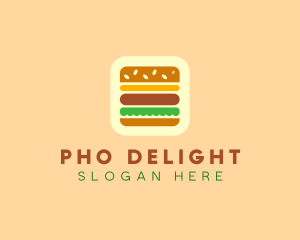 Burger Delivery App logo design