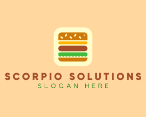 Burger Delivery App logo design