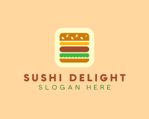 Burger Delivery App logo design