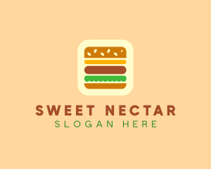 Burger Delivery App logo design