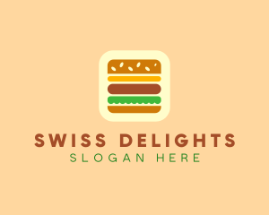 Burger Delivery App logo design