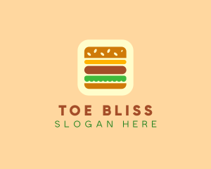 Burger Delivery App logo design