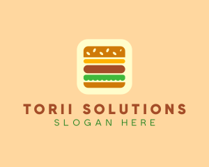 Burger Delivery App logo design