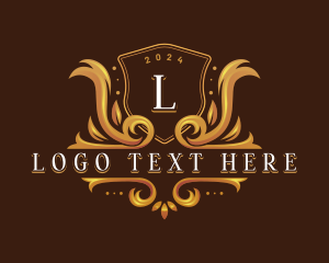 Exclusive - Luxury Decorative Royal Crest logo design