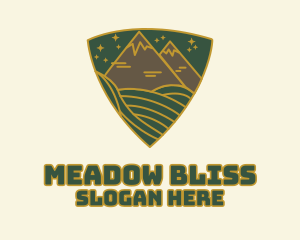 Meadow - Triangle Meadow Badge logo design