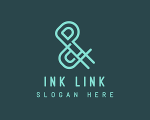 Ligature - Modern Business Ampersand logo design