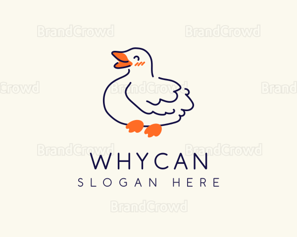 Happy Duck Foal Logo