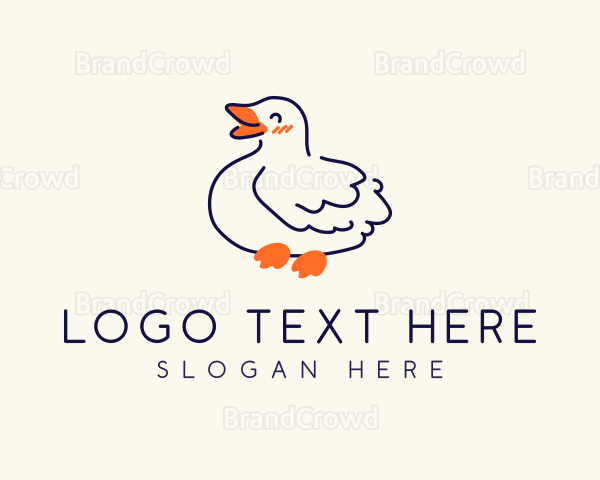 Happy Duck Foal Logo