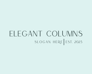 Luxury Elegant Firm logo design