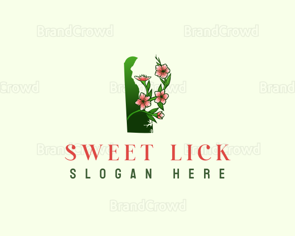 Delaware Peach Blossom Logo