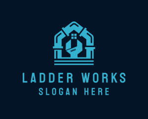 Plumbing Pipe Wrench logo design