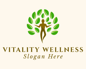 Human Wellness Therapist logo design