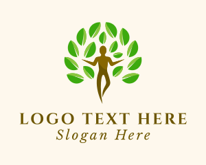 Human Wellness Therapist Logo