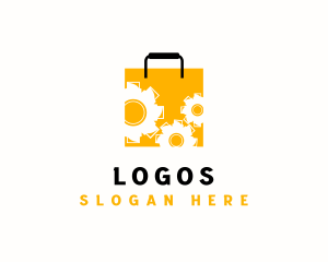 Cog Gear Shopping Bag Logo