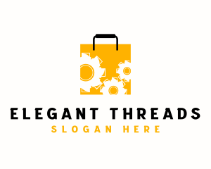 Boutiques - Cog Gear Shopping Bag logo design