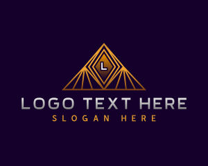 Luxe - Luxury Company Pyramid logo design