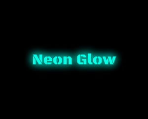 Stencil Army Neon logo design