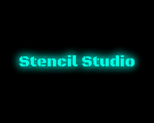 Stencil - Stencil Army Neon logo design