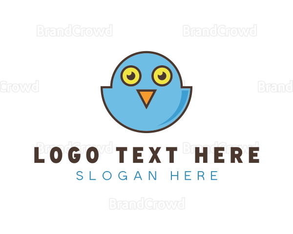 Baby Owl Daycare Logo