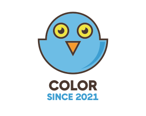 Baby Owl Bird logo design