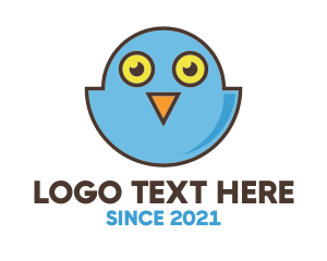 Superhero - Baby Owl Bird logo design