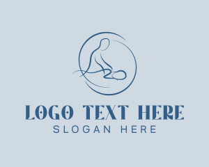 Spa Center - Body Massage Therapy logo design