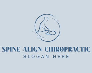 Chiropractor - Body Massage Therapy logo design