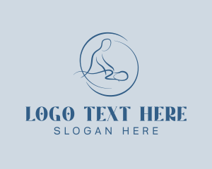 Therapy - Body Massage Therapy logo design