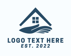 Shelter - House Roof Shelter logo design