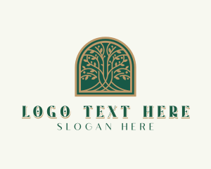 Gardening - Eco Park Tree logo design