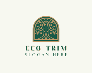 Eco Park Tree logo design