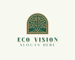 Eco Park Tree logo design