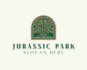 Eco Park Tree logo design