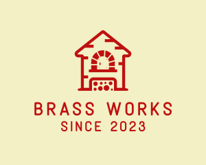 Wood Fired Oven Grill logo design